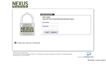 Tablet Screenshot of orders.nexusvalve.com