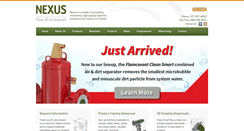 Desktop Screenshot of nexusvalve.com
